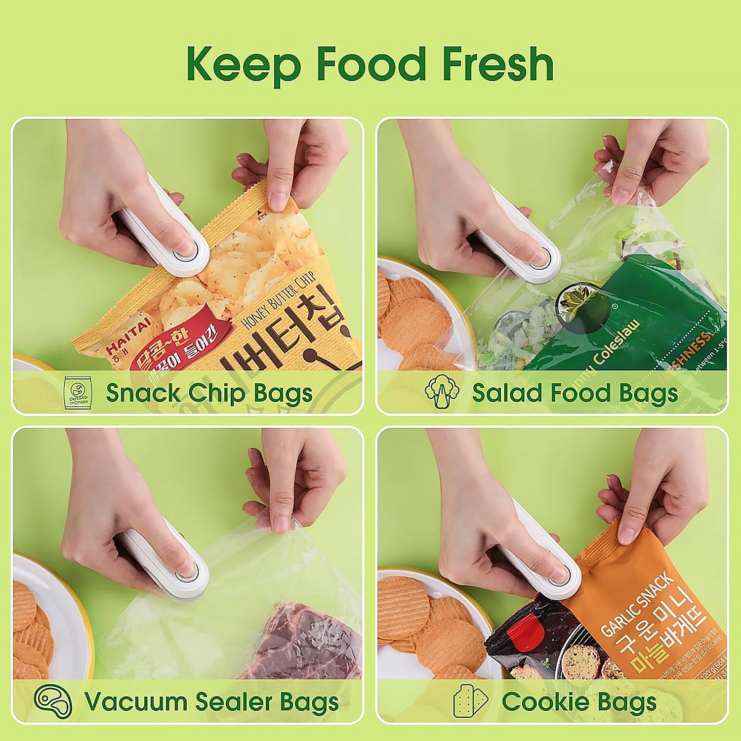 17865 Mini Bag Sealer, 2 in 1 Seal & Cutter Heat Sealers, TYPE-C USB Charging Portable Bag Reseller, Handle Food Sealer, Sealing Machine for Food Storage Plastic Bags Snacks Keep Food Fresh 17865 Mini Bag Sealer, 2 in 1 Seal & Cutter Heat Sealers, TYPE-C USB Charging Portable Bag Reseller, Handle Food Sealer, Sealing Machine for Food Storage Plastic Bags Snacks Keep Food Fresh